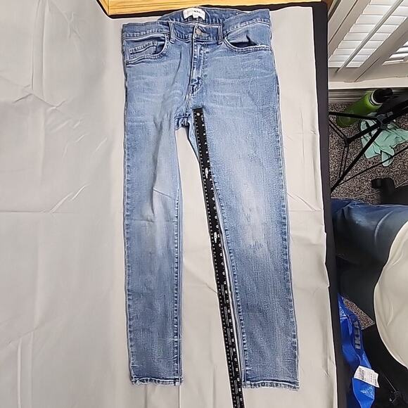 Fashion Nova Men Jeans Men's 34x30 Blue Light Wash Skinny Jeans - Picture 5 of 5